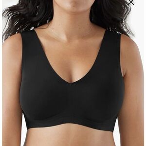 $58 True & Co Black True Body Lift Full V-Neck Bralette New Size L